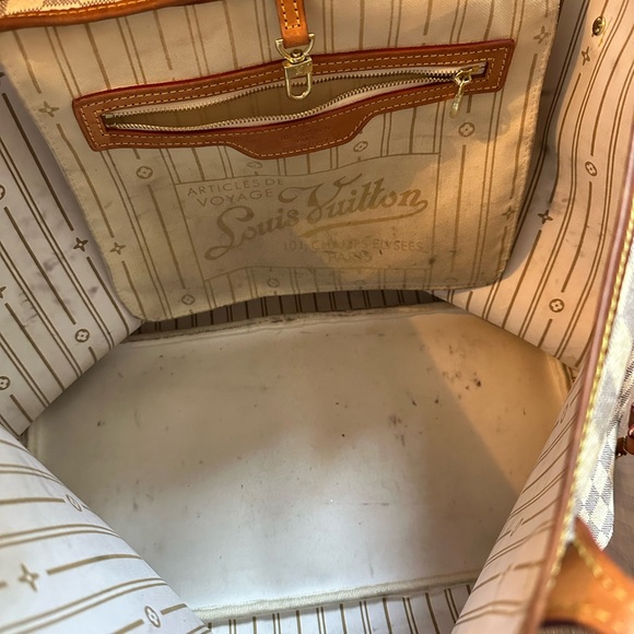 Louis Vuitton white tote bag - used - Picture 4 of 7